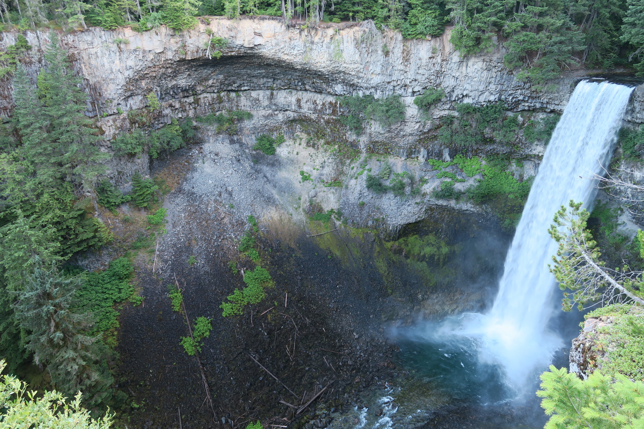 Vodopád Brandywine Falls v Britskej Kolumbii v Kanade