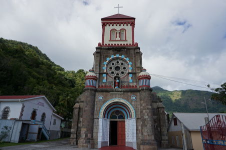 Katolícky kostol v Soufriere