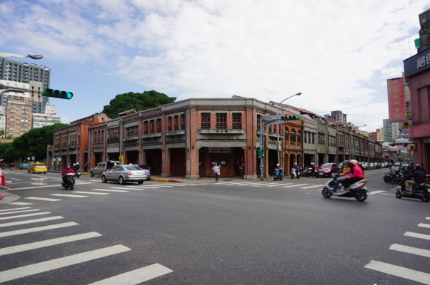 Historické domy bloku Bopiliao v Tchaj-peji