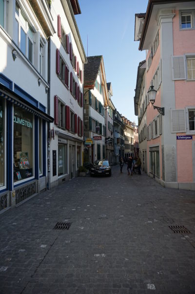 V uličkách Zürichu