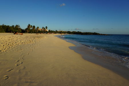 Pláž v zálive Mullett Bay