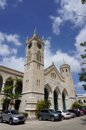 Historická budova parlamentu Barbadosu z 19. storočia