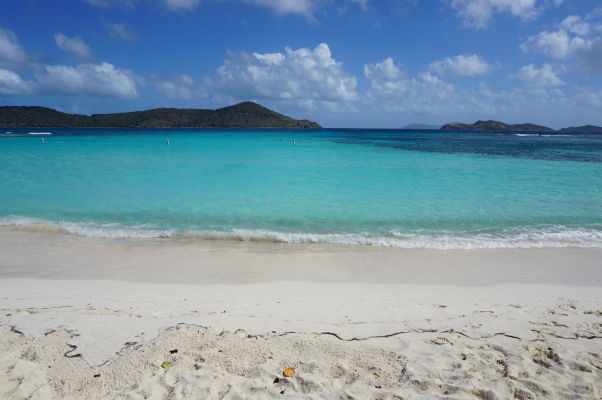 Pláž Lindquist Beach na ostrove Svätý Tomáš