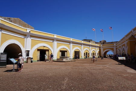 Hlavné nádvorie pevnosti El Morro