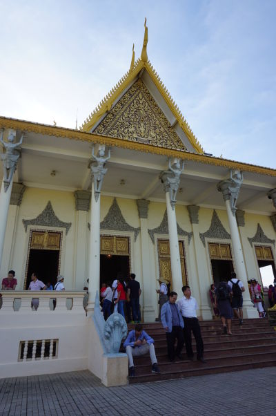 Trónna sieň Kráľovského paláca v Phnom Penhu