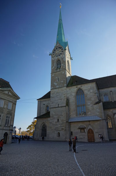 Kostol Fraumünster v Zürichu