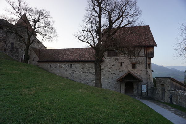 Vstupný portál do hradu Gutenberg v Balzers