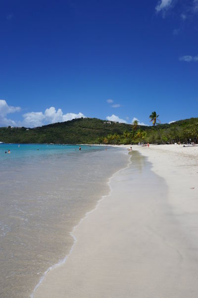 Pláž Magens Bay Beach na ostrove Svätý Tomáš
