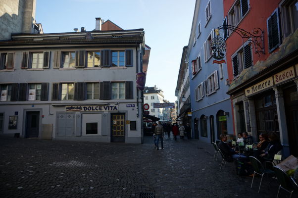 V uličkách Zürichu