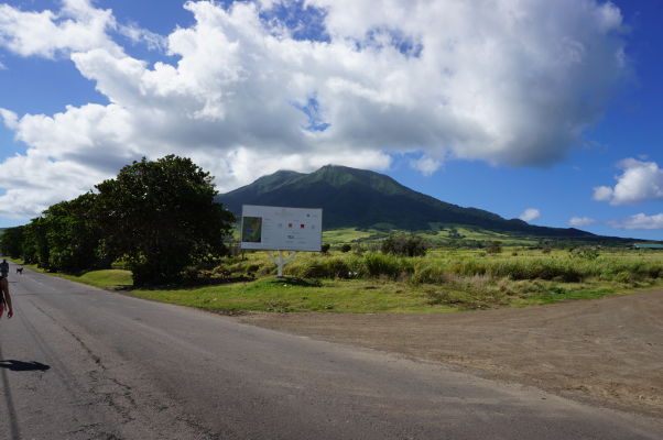Sopka Liamuiga na ostrove Svätý Krištof