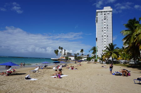 Pláž Isla Verde v San Juane