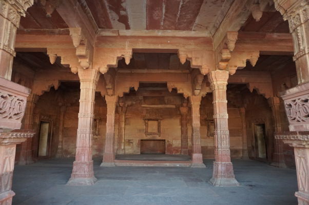 Palác Džodha Bai (Jodha Bai) vo Fatehpur Sikri - obydlie manželky kráľa Akbara