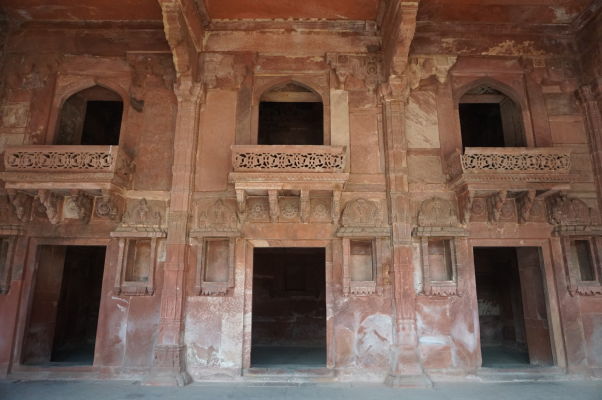 Palác Džodha Bai (Jodha Bai) vo Fatehpur Sikri - obydlie manželky kráľa Akbara