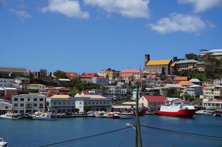  Zátoka v St. George's - Hlavnom meste Grenady