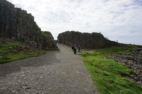 Bazaltové stĺpy na Obrovom chodníku (Giant's Causeway) v Severnom Írsku