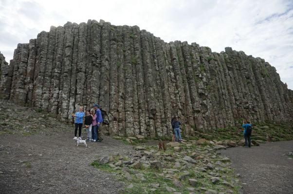 Bazaltové stĺpy na Obrovom chodníku (Giant's Causeway) v Severnom Írsku