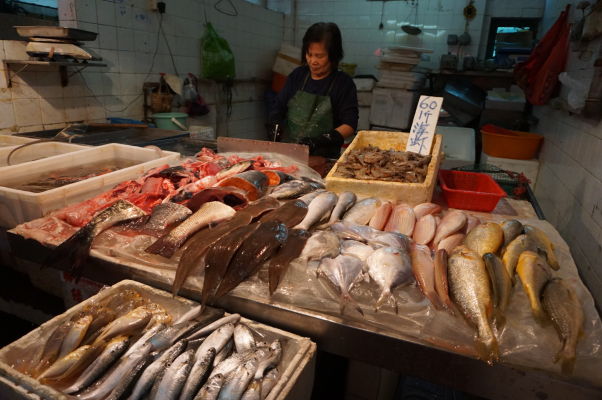 Tržnica v Taipe - miestni mäsiari dodajú to najčerstvejšie mäso