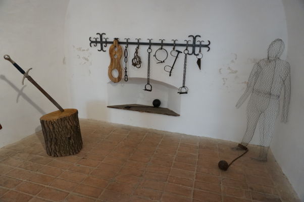 Rekonštrukcia mučiarenskej miestnosti v pevnosti vo Fagaraši