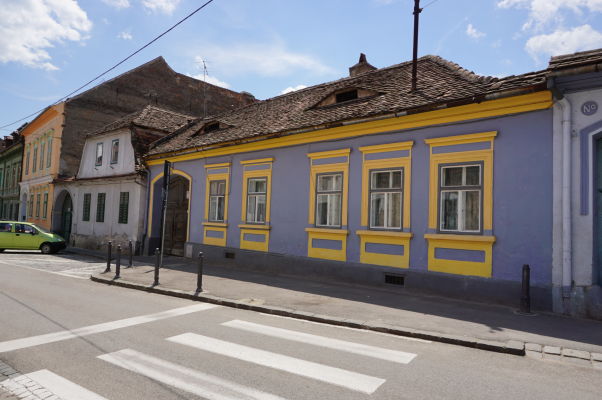 Uličky a farebné domčeky Horného mesta v Sibiu