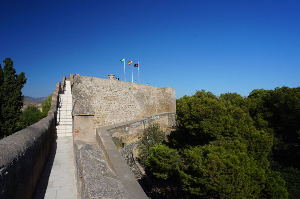 Hradby pevnosti Gibralfaro v Málage