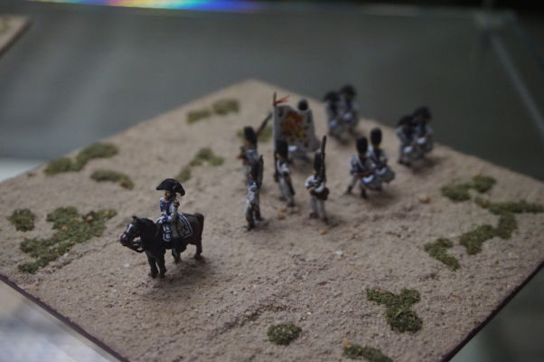 Minifigúrky vojakov v múzeu na hrade Gibralfaro v Málage