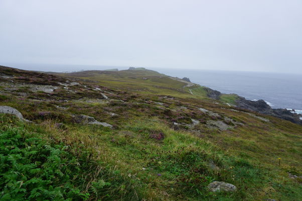 Drsné pobrežie na Malin Head na severe Írska