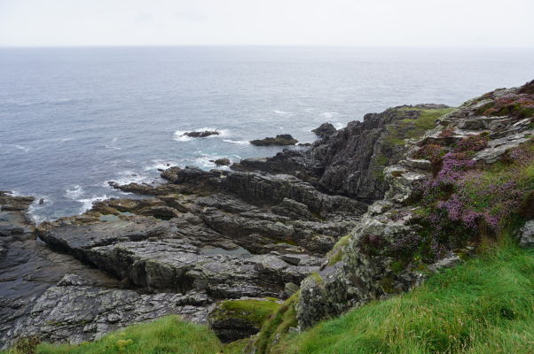 Drsné pobrežie na Malin Head na severe Írska