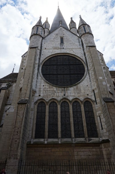 Severná fasáda krížnej lode Chrámu Matky Božej v Dijone
