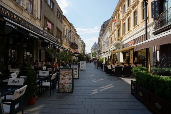 Uličky starého mesta Bukurešte