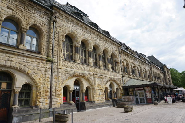 Hlavná vlaková stanica v Metz z obdobia imperiálneho Nemecka