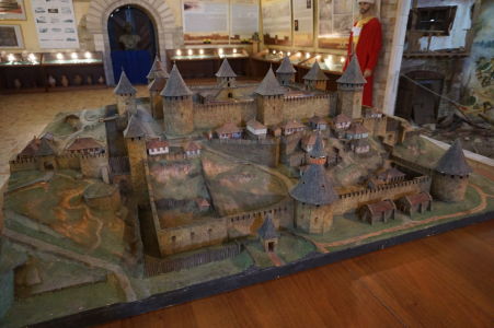 Model pevnosti Bendery v časoch najväčšieho rozkvetu