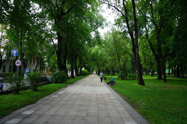 Katedrálny park v Kišiňove