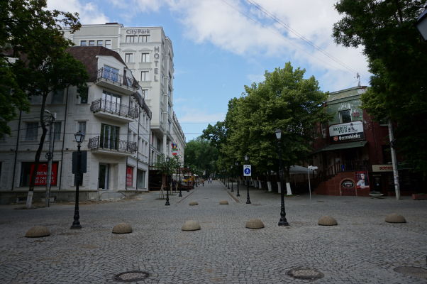 Ulica Eugana Doga v Kišiňove