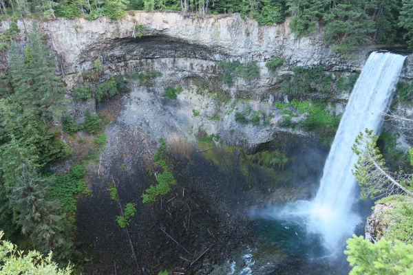 Vodopád Brandywine Falls v Britskej Kolumbii v Kanade