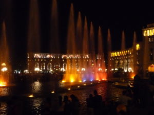 Námestie republiky - Hrajúca fontána