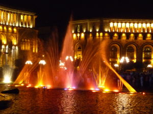 Námestie republiky - Hrajúca fontána