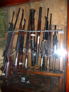 Zbierka zbraní v Cu Chi