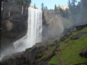 Národný park Yosemite - vodopád Vernal Fall
