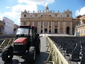 Bazilika sv. Petra - Vatikán disponuje i poľnohospodárstvom