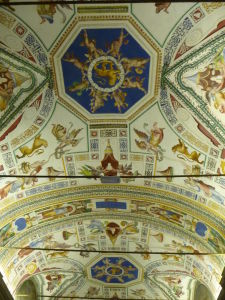 Dekorácie v komnatách Vatikánskych múzeí
