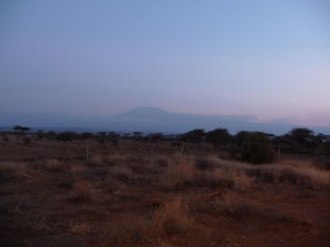 Kilimandžáro za súmraku