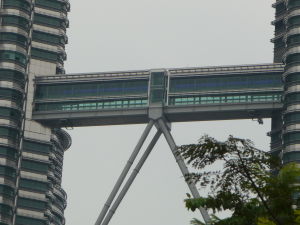 Sky Bridge vyhliadka medzi vežami Petronas Towers
