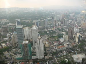 Menara KL - Pohľad na mesto