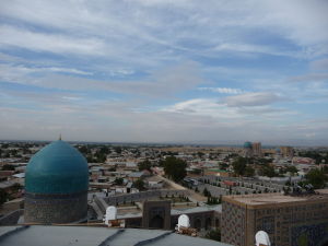 Výhľad na Samarkand