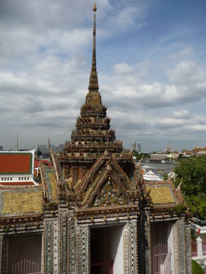 Výhľad z prangu Wat Arun