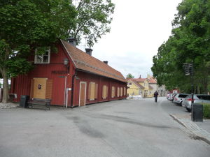 Múzeum na konci uličky Stora Gatan