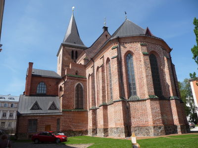 Luteránsky Kostol sv. Jána Evanjelistu - Gotický tehlový chrám, jeden zo symbolov mesta