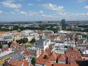 Chrám sv. Petra - Výhľad na Rigu