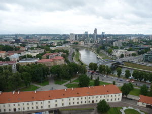 Pohľad na Vilnius z Gediminasovej veže