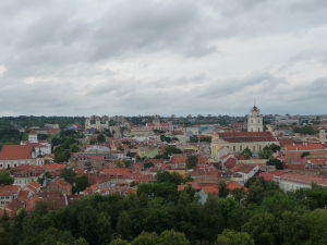 Pohľad na Vilnius z Gediminasovej veže